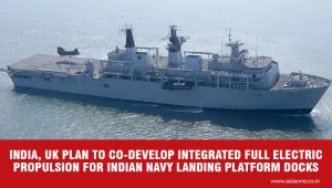 India and UK move ahead with electric propulsion plans for four naval ships