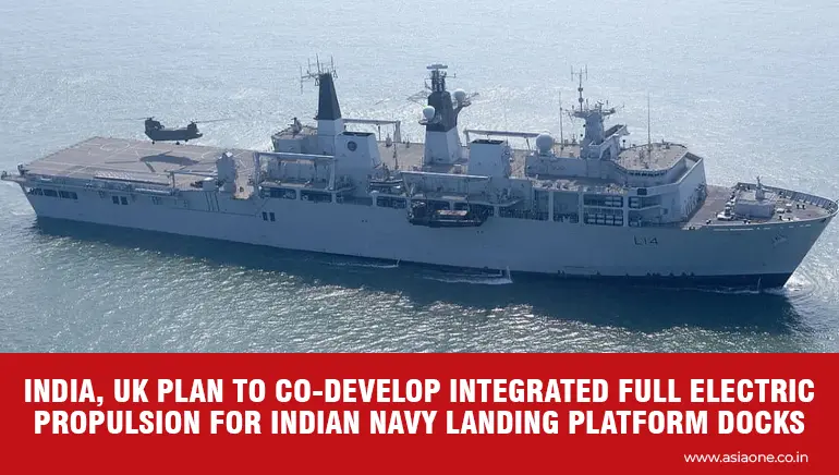 India and UK move ahead with electric propulsion plans for four naval ships