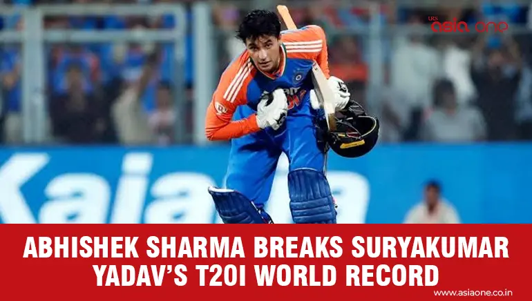 Abhishek Sharma Breaks Suryakumar’s T20I World Record