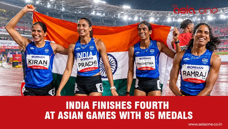 India Finishes Fourth at Aichi-Nagoya Asian Games With 85 Medals