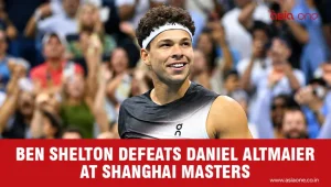 Ben Shelton Beats Daniel Altmaier in Straight Sets to Advance at Shanghai Masters