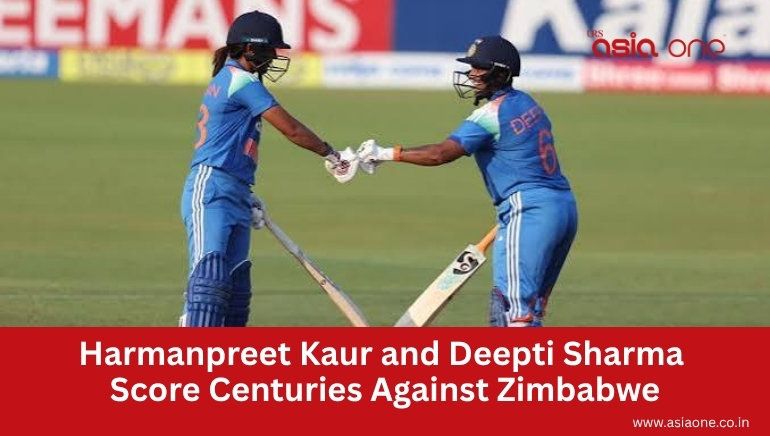 Harmanpreet Kaur and Deepti Sharma Score Centuries Against Zimbabwe