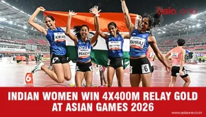 Indian women win 4x400m relay gold at Asian Games