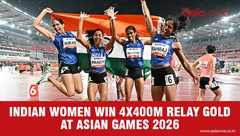 Indian women win 4x400m relay gold at Asian Games