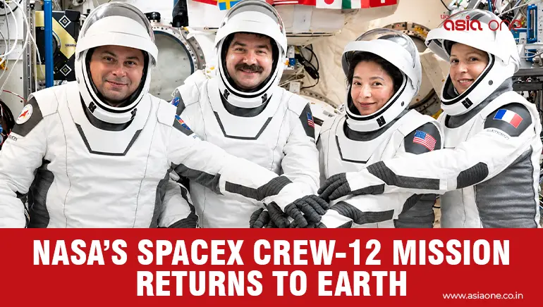 NASA’s SpaceX Crew-12 Returns to Earth After 237 Days Aboard the ISS