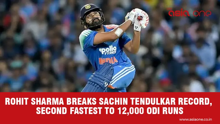 Rohit Sharma Joins 12,000-Run ODI Club in Record Time
